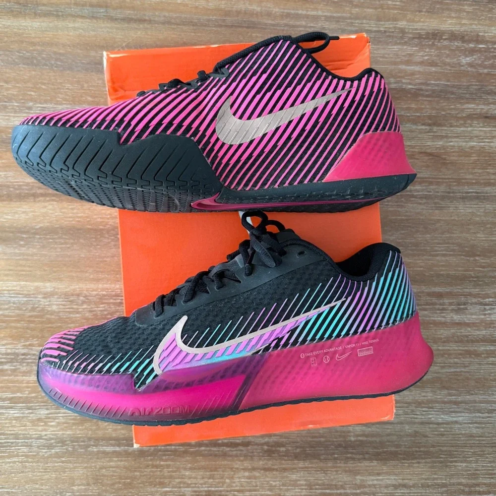 NikeCourt Air Zoom Vapor 11 Premium Hard Court Tennis Shoes - Size 11 - Picture 3 of 7